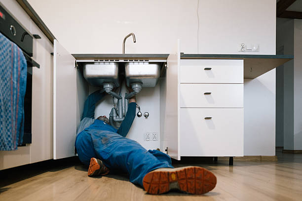 Professional Drain Cleaning technician working in Rio Oso, CA